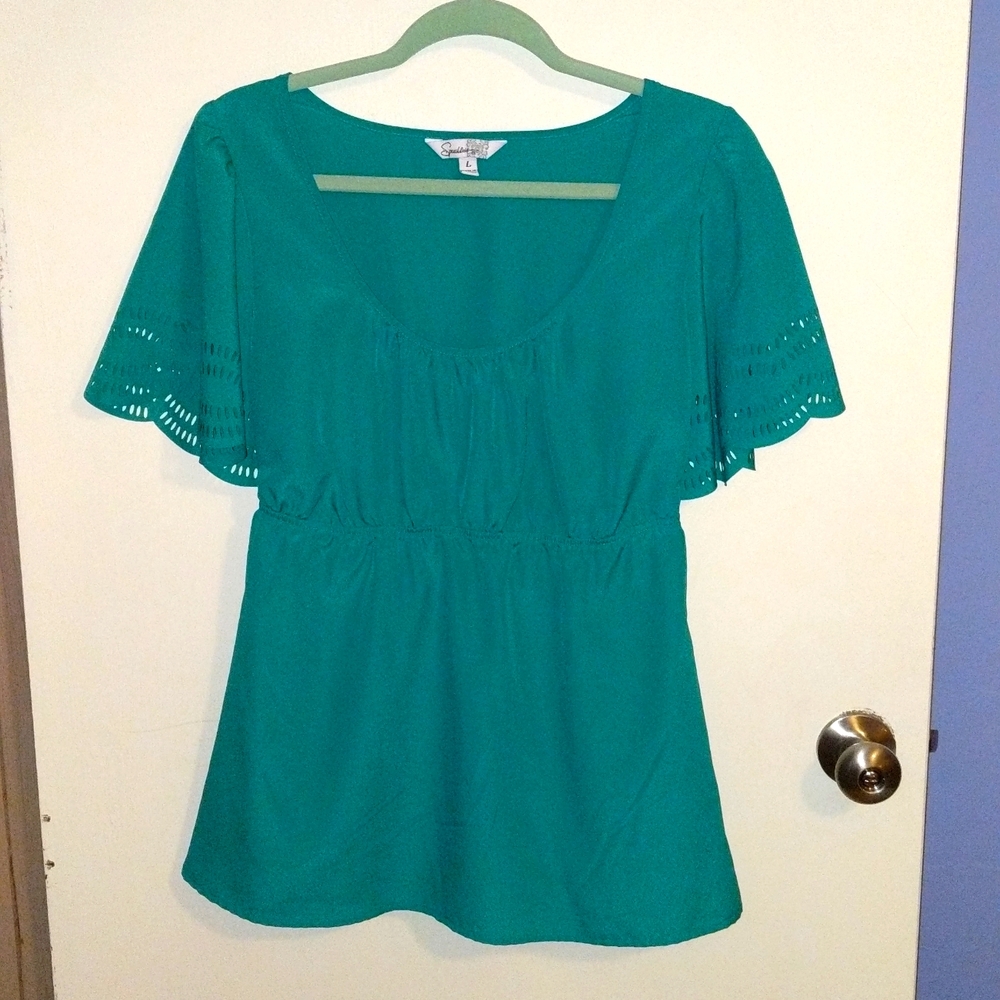 Speechless Blouse Top 💚🍀